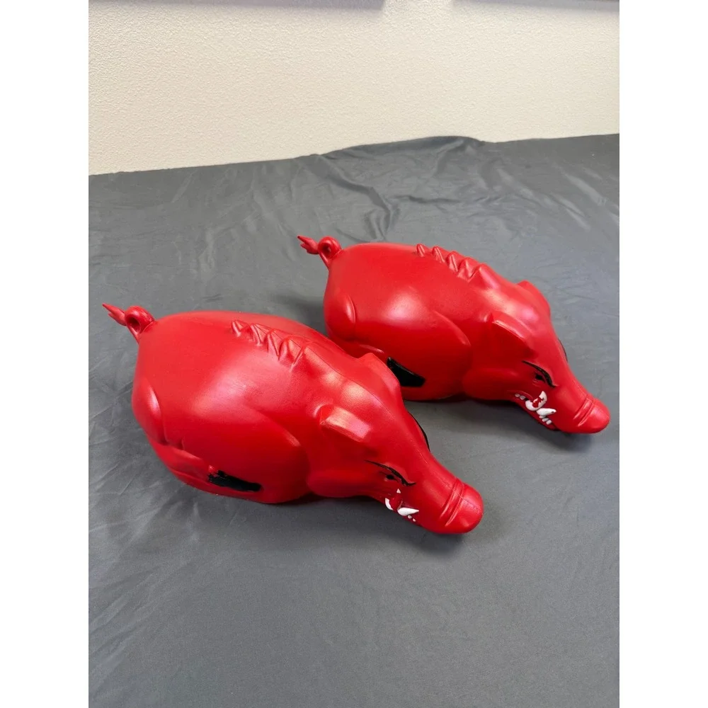 Arkansas Razorbacks Foam Hog Head Hat Pair Red NCAA College Football Fan Gear